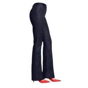Talbots Raleigh Trouser Pants Size 12 High Rise Dark Blue Career Office